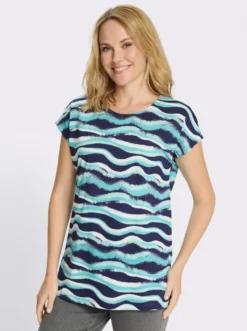 Longshirt mit Seitenschlitzen