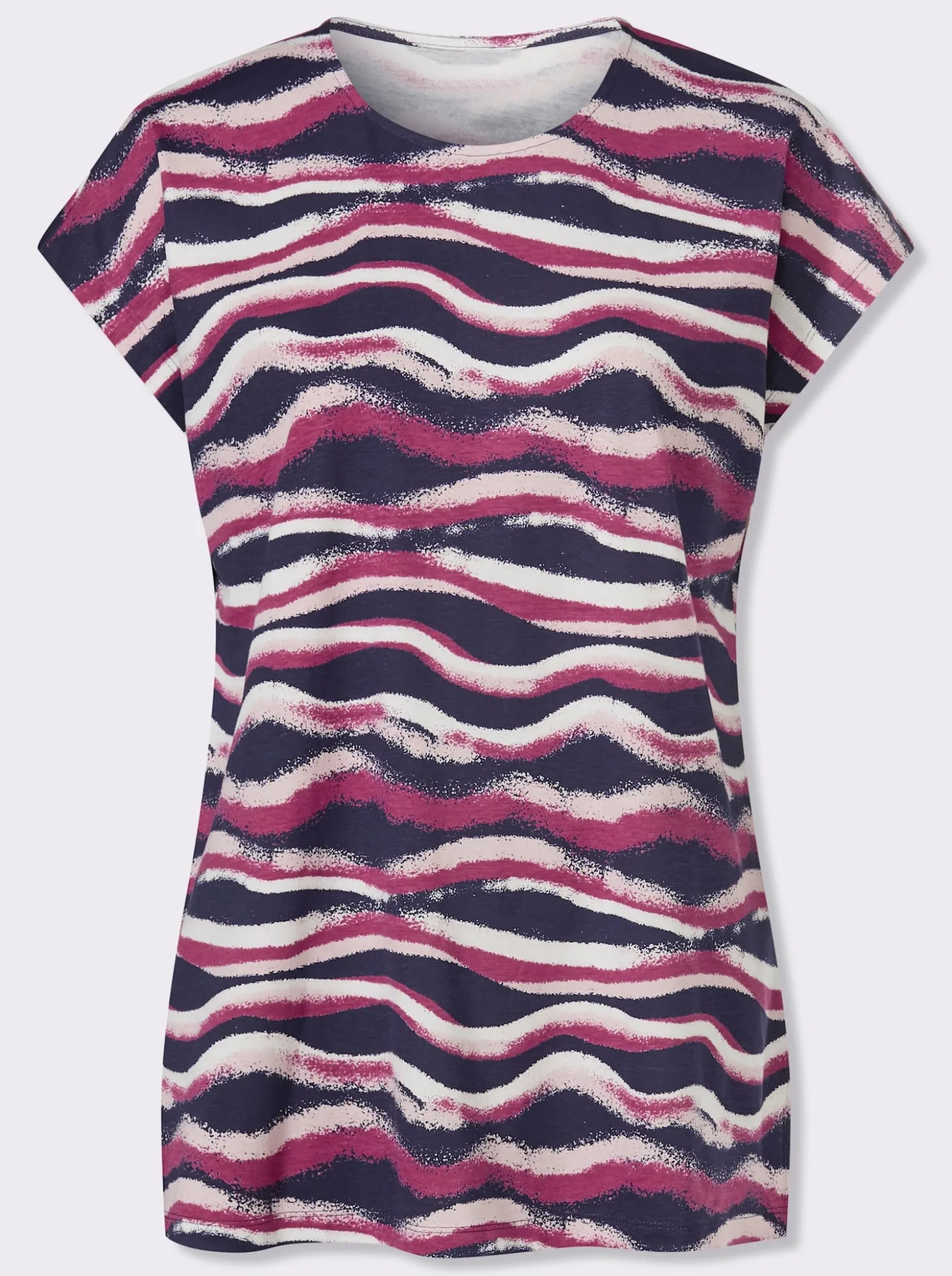 Longshirt mit Seitenschlitzen