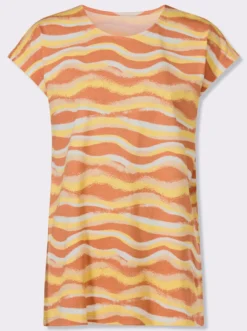 Longshirt mit Seitenschlitzen