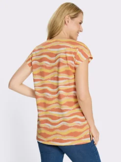 Longshirt mit Seitenschlitzen
