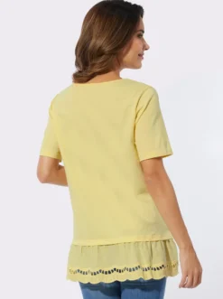 Longshirt mit Spitze