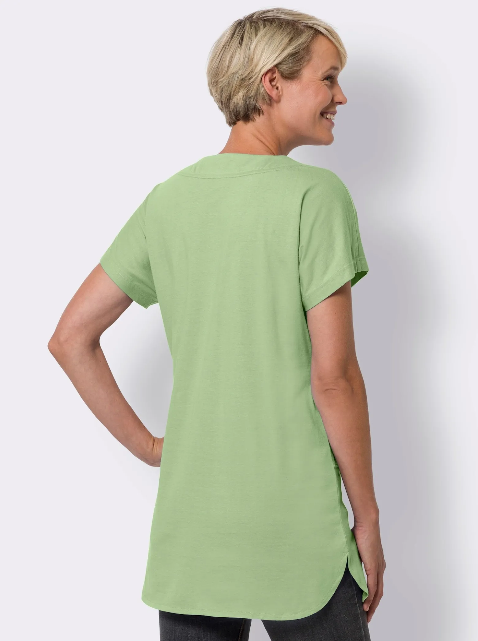 Longshirt mit Taschen