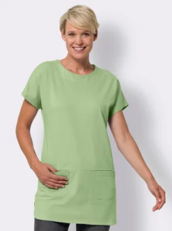Longshirt mit Taschen