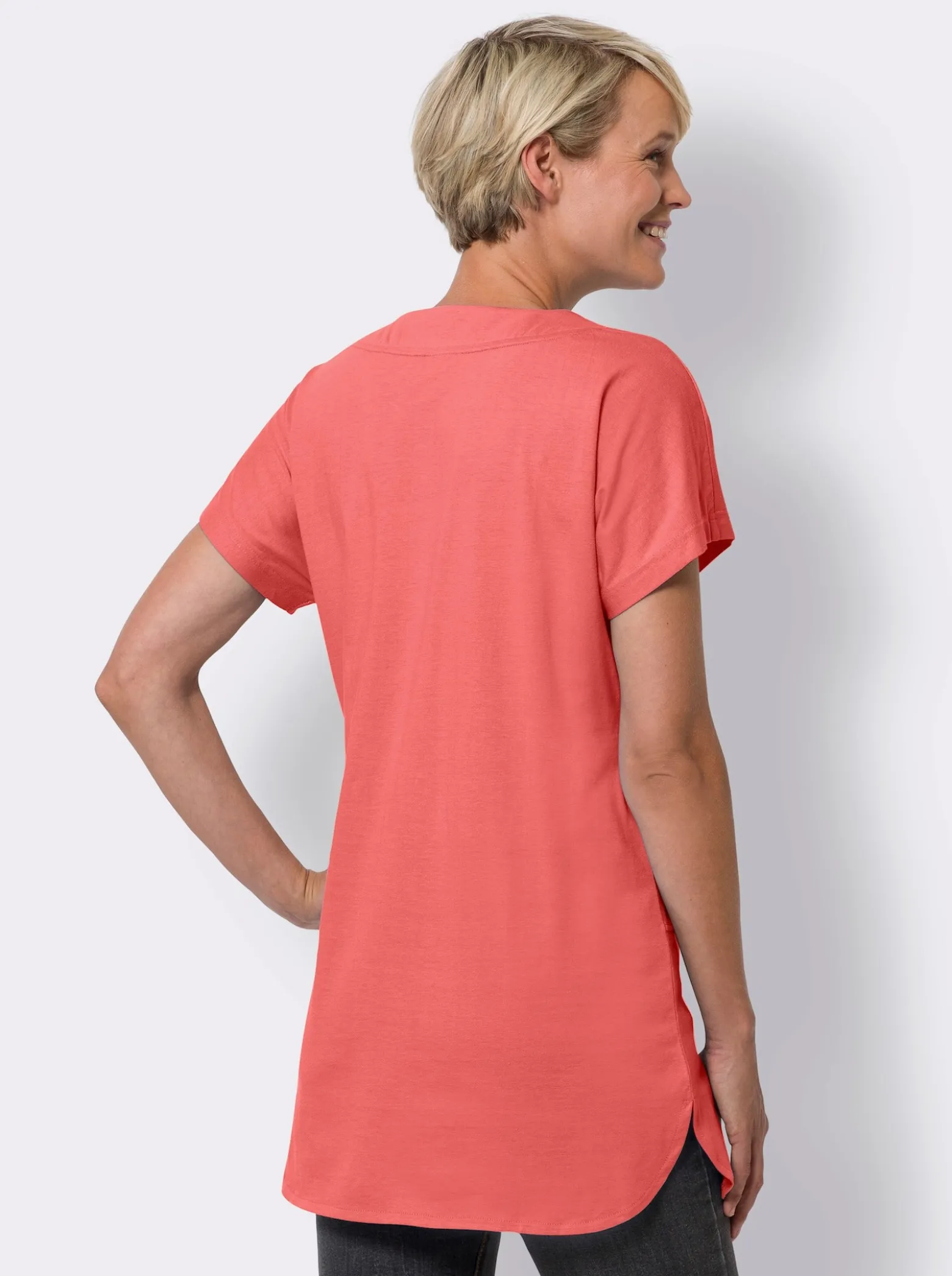 Longshirt mit Taschen