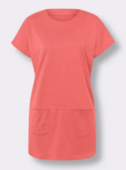Longshirt mit Taschen