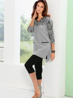 Longshirt mit 2 Taschen