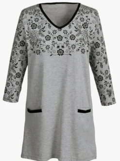 Longshirt mit 2 Taschen