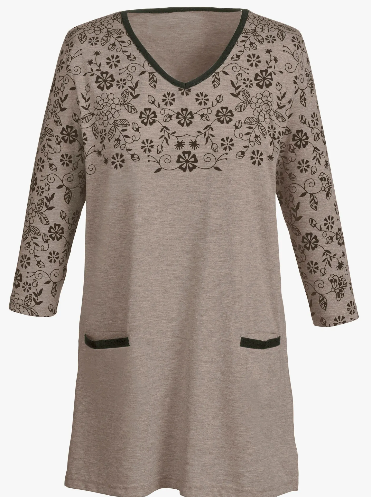 Longshirt mit 2 Taschen