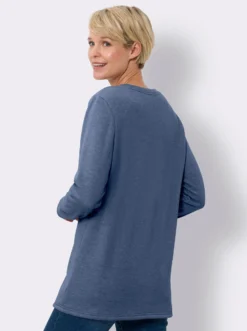 Longshirt mit Teddy-Fleece innen