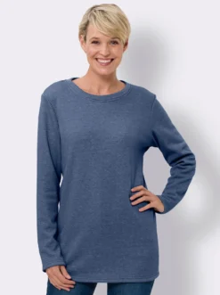Longshirt mit Teddy-Fleece innen