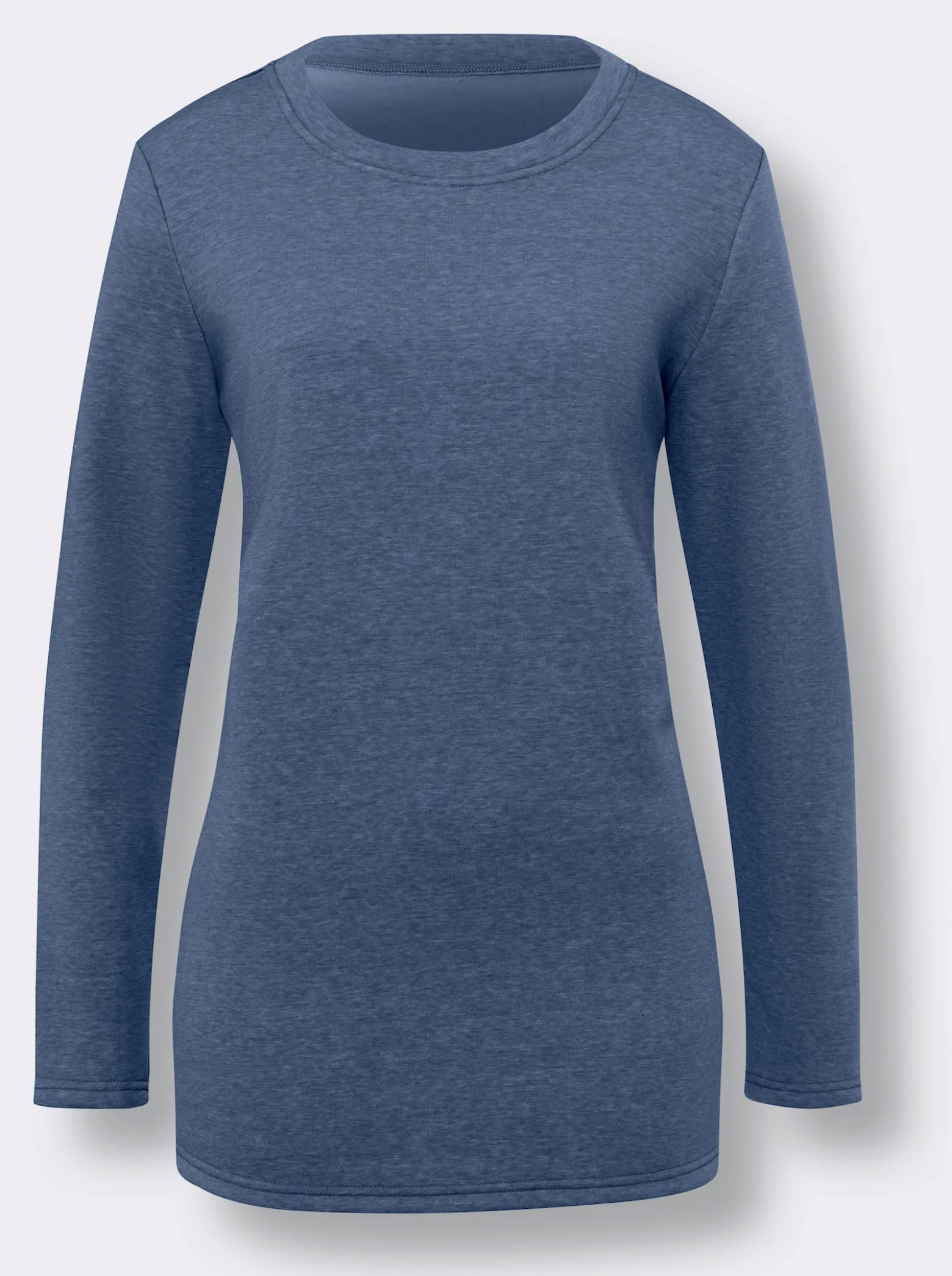 Longshirt mit Teddy-Fleece innen