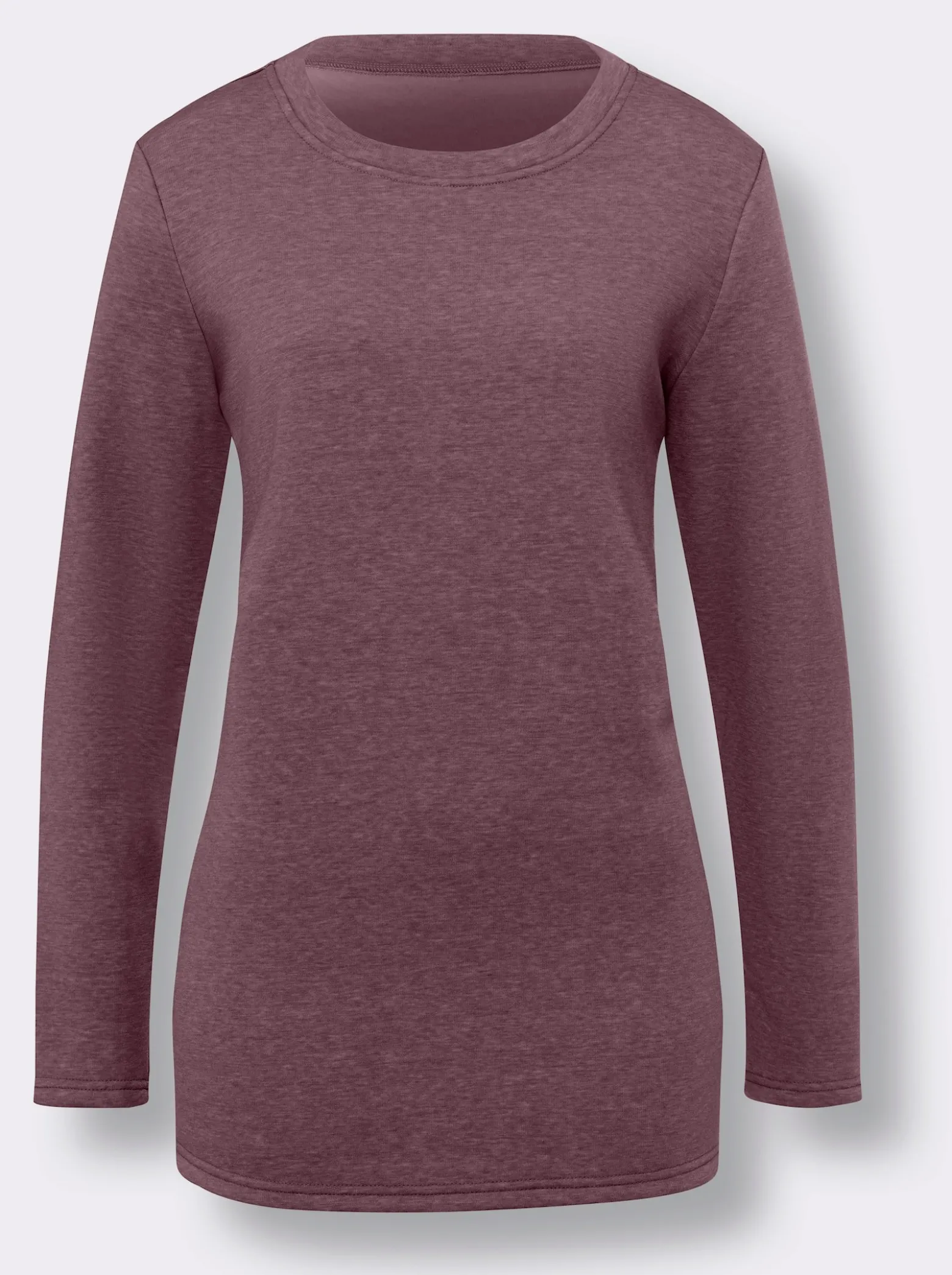 Longshirt mit Teddy-Fleece innen