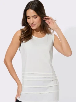 Longshirt mit Ziernähten