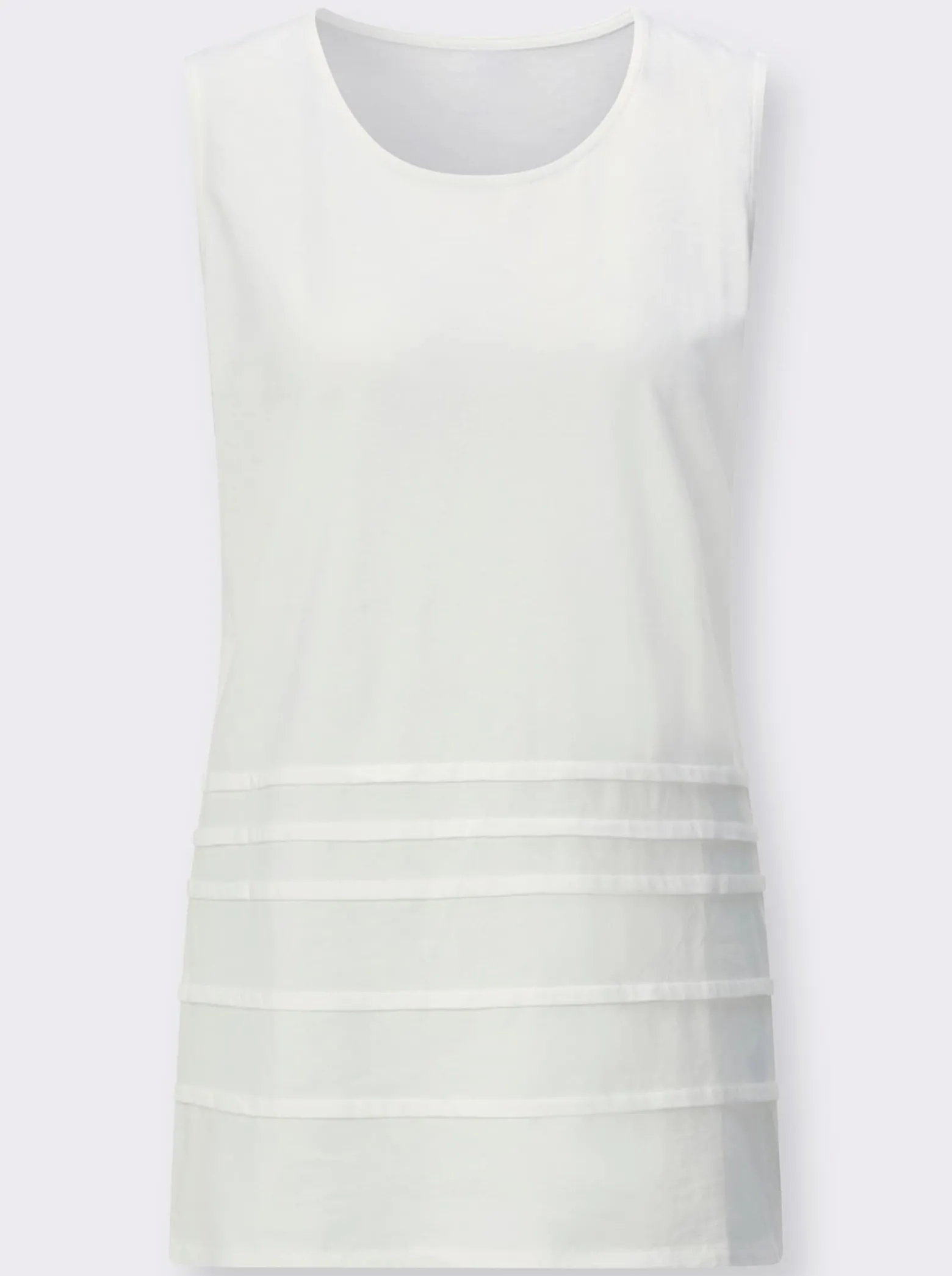 Longshirt mit Ziernähten