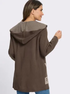 Longstrickjacke