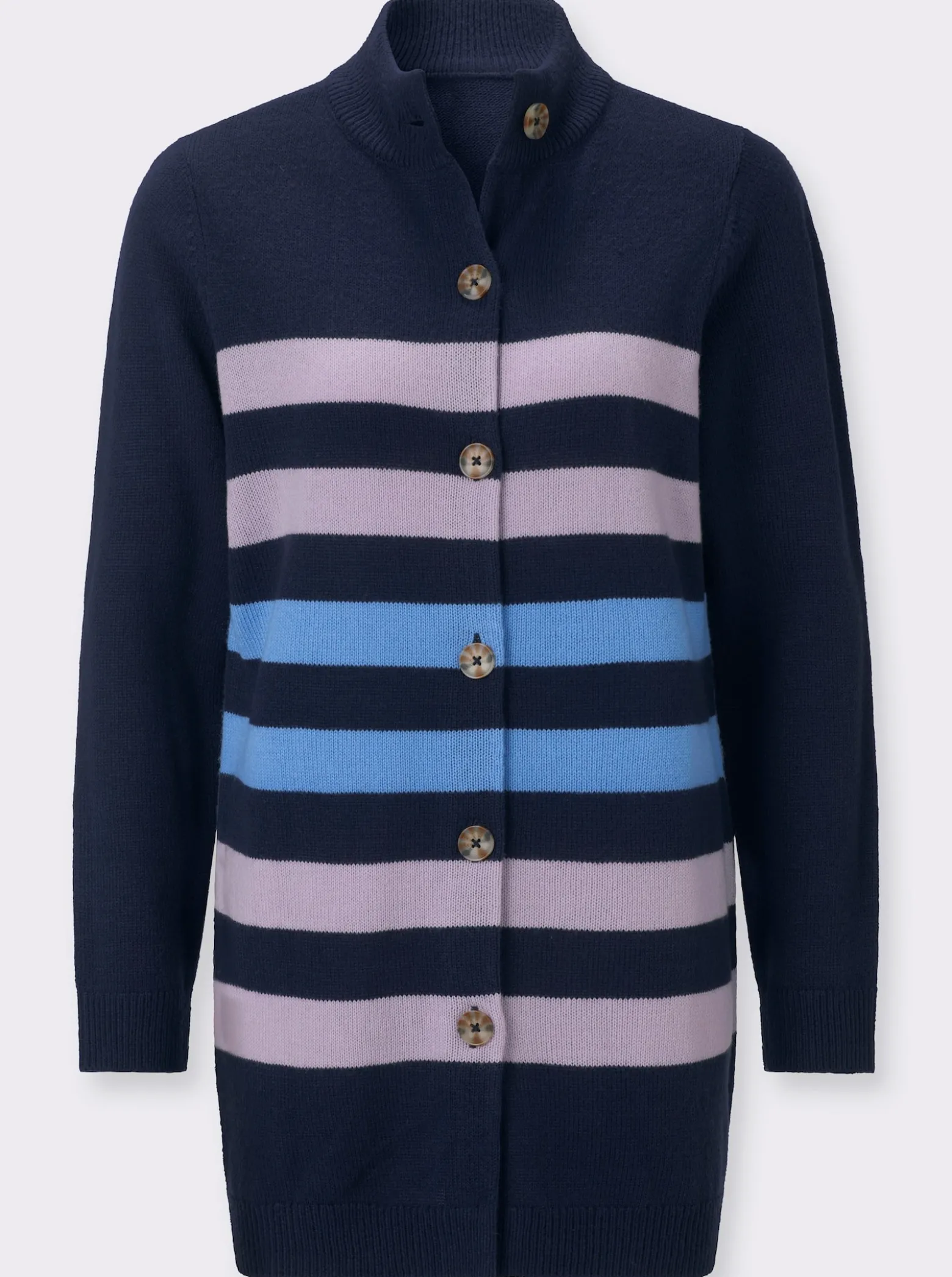Longstrickjacke
