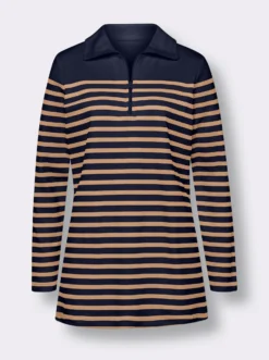 Longsweatshirt aus reiner Baumwolle