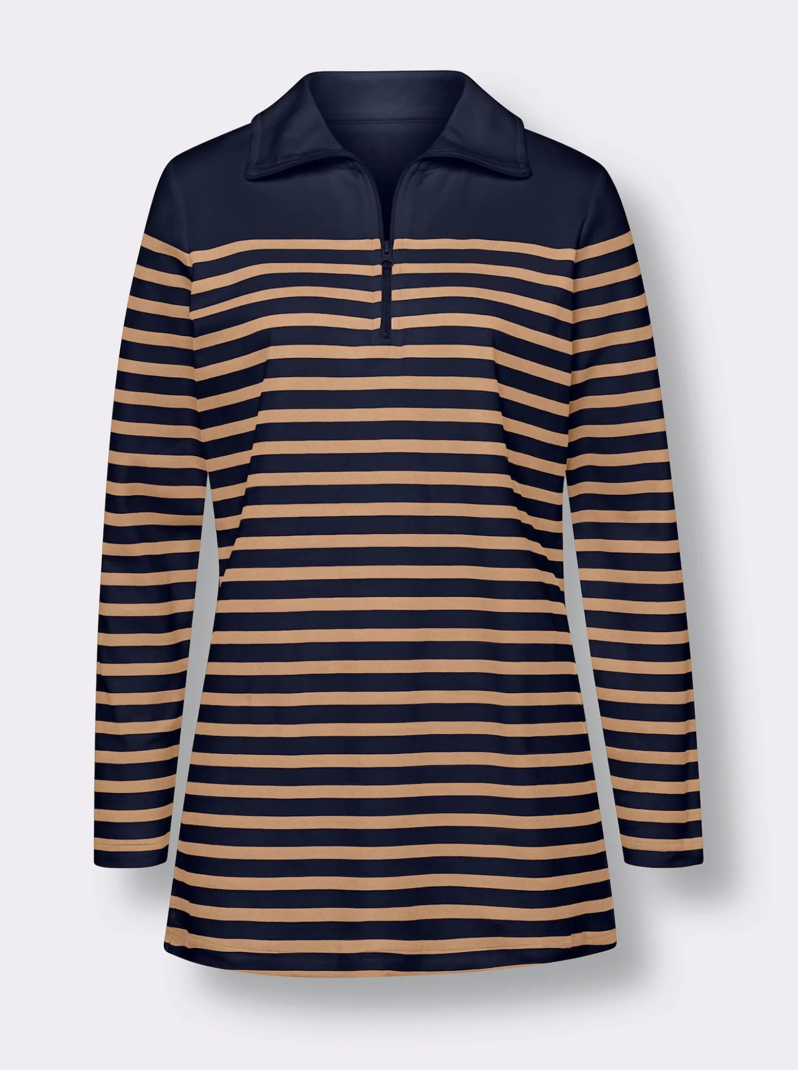 Longsweatshirt aus reiner Baumwolle