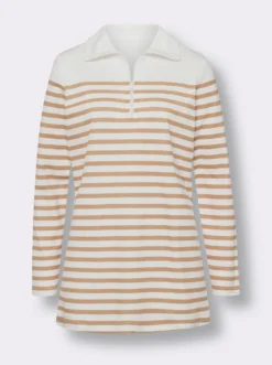 Longsweatshirt aus reiner Baumwolle