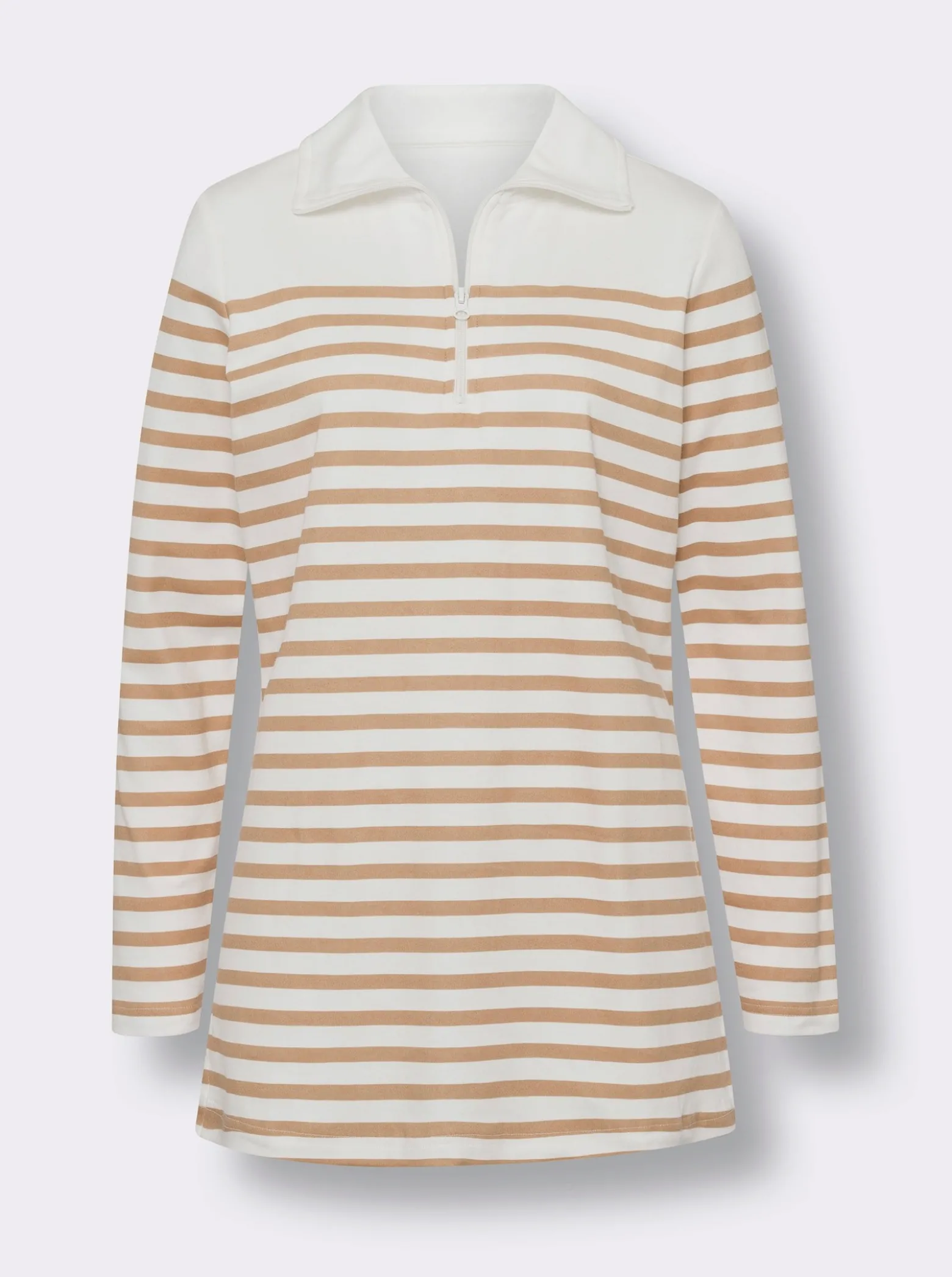 Longsweatshirt aus reiner Baumwolle