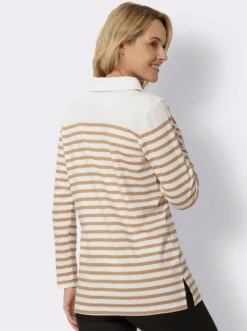 Longsweatshirt aus reiner Baumwolle