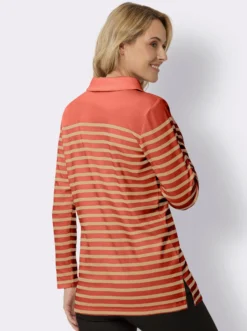 Longsweatshirt aus reiner Baumwolle