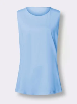 Longtop mit Seitenschlitzen