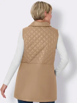 Longweste mit Rautensteppung