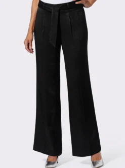 Marlene-Hose in Satin-Qualität