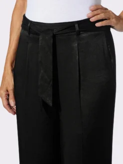 Marlene-Hose in Satin-Qualität