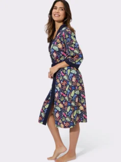 Morgenmantel mit Kimono-Ärmeln