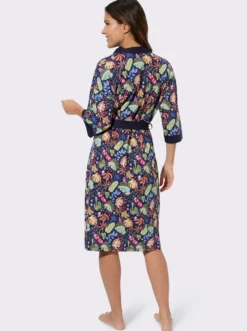 Morgenmantel mit Kimono-Ärmeln