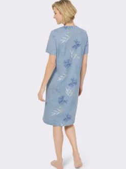 Nachthemden im Doppelpack, floraler Print