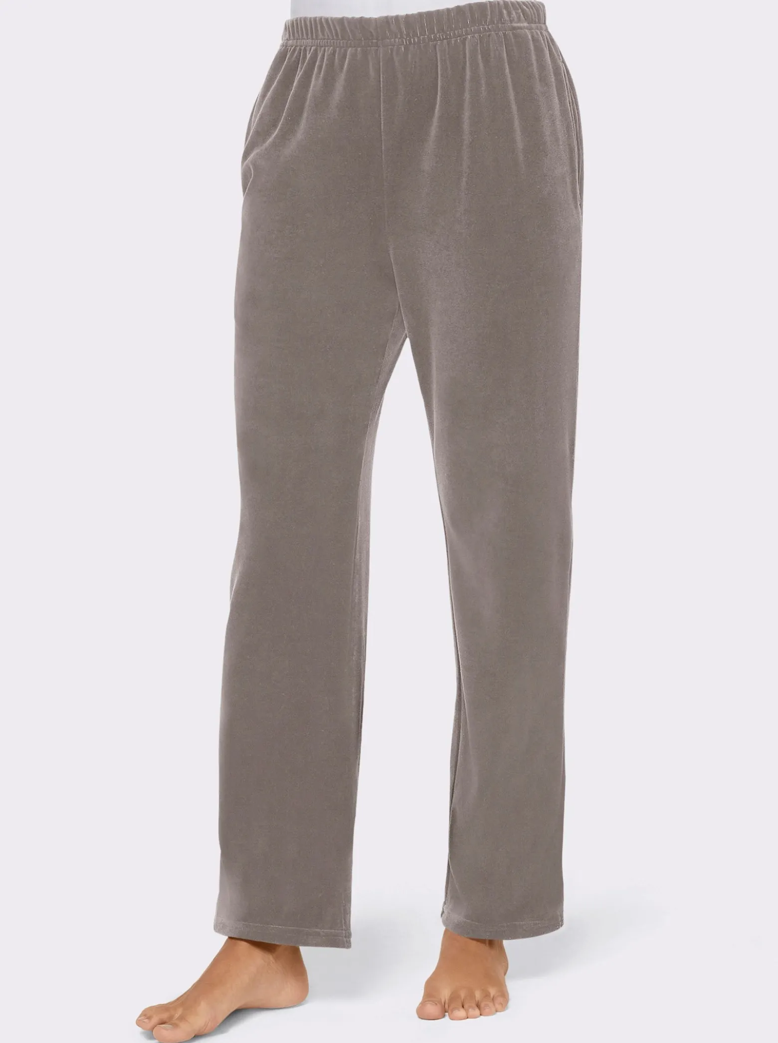 Nickihose mit Schlitz am Bein