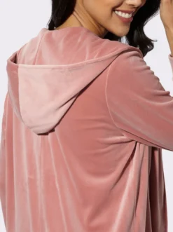 Nickijacke in offener Form