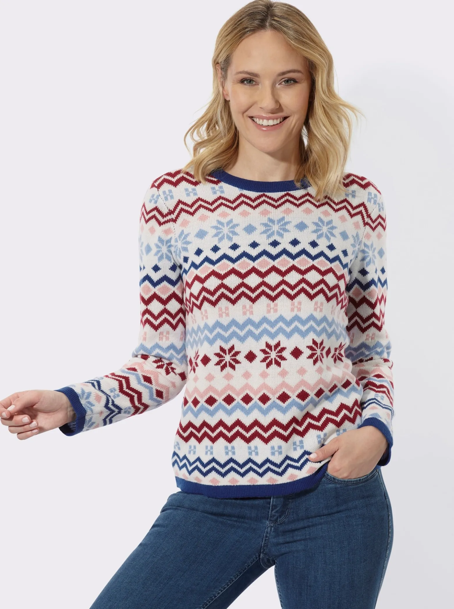 Norwegerpullover in pflegeleichter Qualität