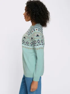 Norwegerpullover mit Raglanärmeln