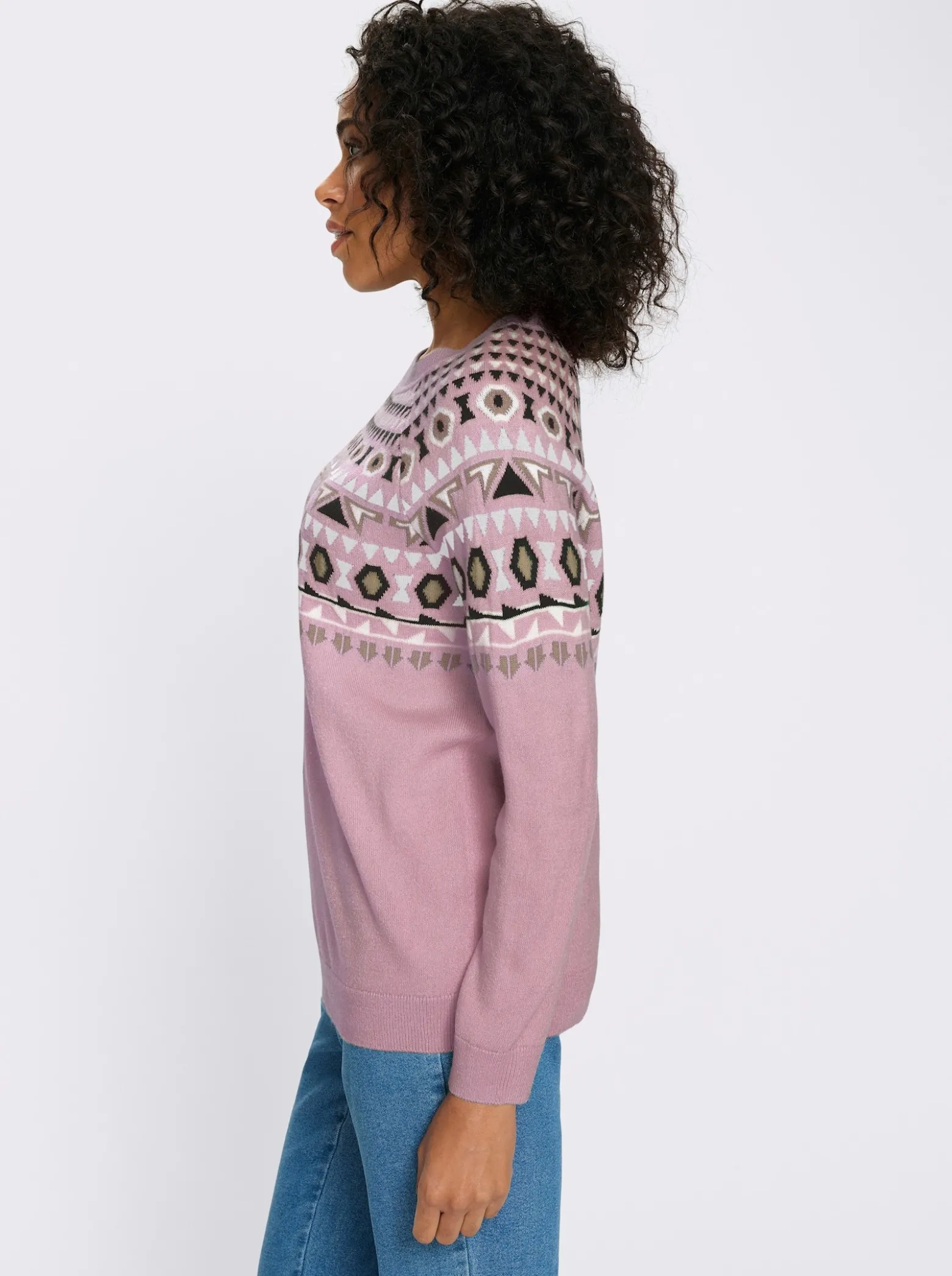 Norwegerpullover mit Raglanärmeln