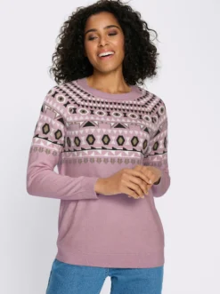 Norwegerpullover mit Raglanärmeln