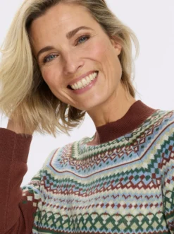 Norwegerpullover mit Raglan-Ärmeln
