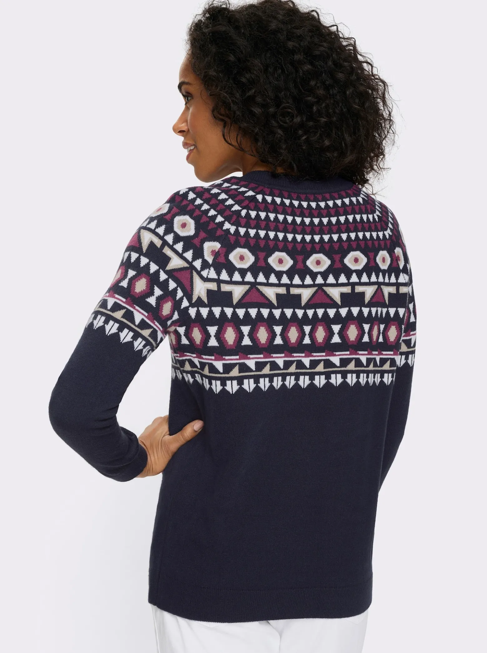 Norwegerpullover mit Raglanärmeln