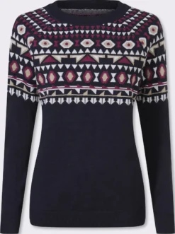 Norwegerpullover mit Raglanärmeln