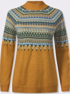 Norwegerpullover mit Raglan-Ärmeln