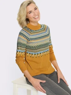 Norwegerpullover mit Raglan-Ärmeln