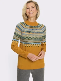 Norwegerpullover mit Raglan-Ärmeln