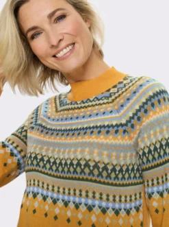 Norwegerpullover mit Raglan-Ärmeln