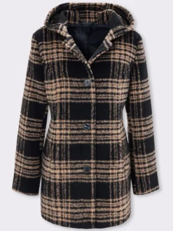 Outdoorjacke in schmeichelnder Longform