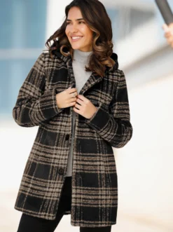 Outdoorjacke in schmeichelnder Longform