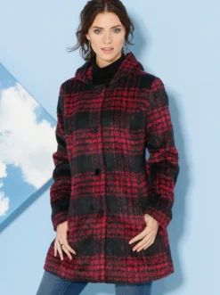 Outdoorjacke in schmeichelnder Longform