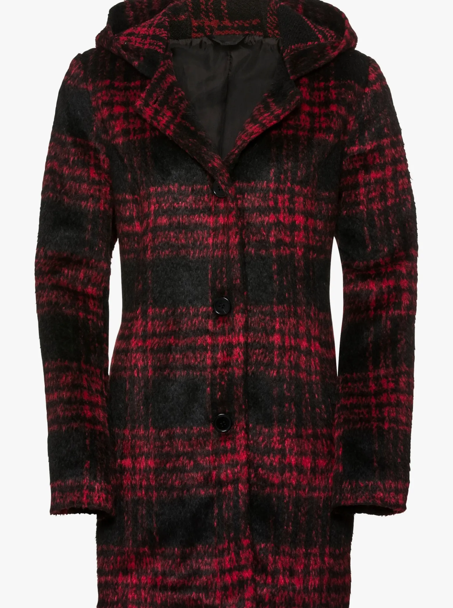 Outdoorjacke in schmeichelnder Longform